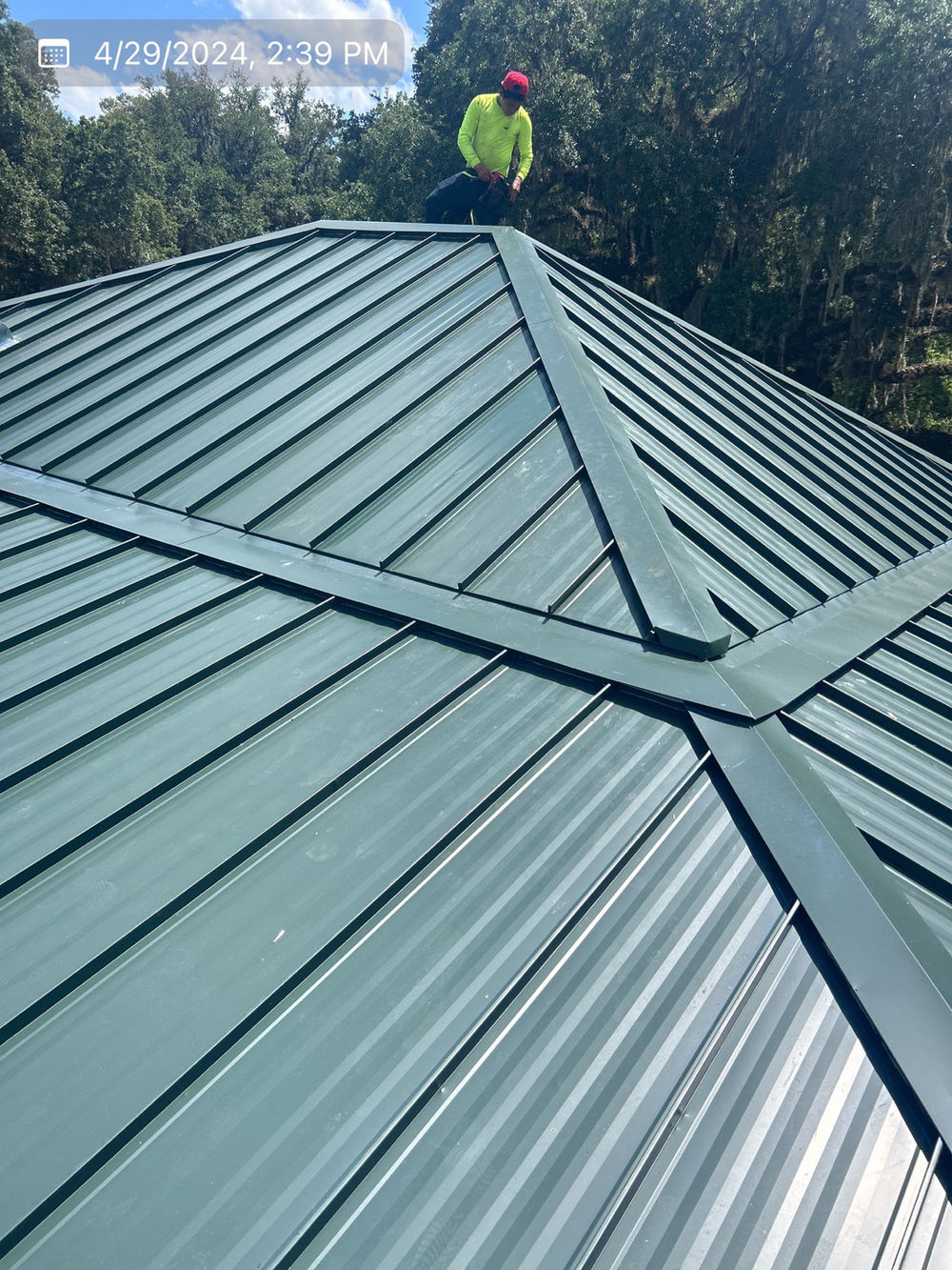 SL150 standing seam clip system roof accents